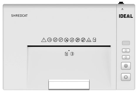 Ideal Office Shredcat 8291 CC Iratmegsemmisítő 150 lap Részecskevágás 4 x 10 mm P-4 21 l Szintén meg 7. kép