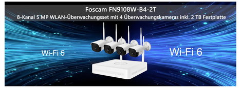 Foscam FN9108W-B4-2T Távfelügyeleti készlet 6. kép