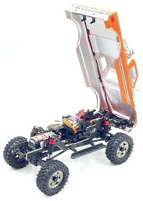 Hobby Plus 1:18 Crawler CR18P EVO-V2 Convoy 1:18 Brushed RC modellautó Crawler 4WD 2,4 GHz 4. kép