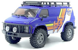 Hobby Plus 1:18 Crawler CR18P EVO-V2 Rock Van 1:18 Brushed RC modellautó Crawler 4WD 2,4 GHz