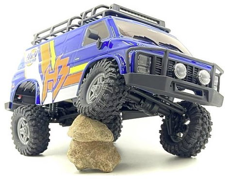 Hobby Plus 1:18 Crawler CR18P EVO-V2 Rock Van 1:18 Brushed RC modellautó Crawler 4WD 2,4 GHz 2. kép