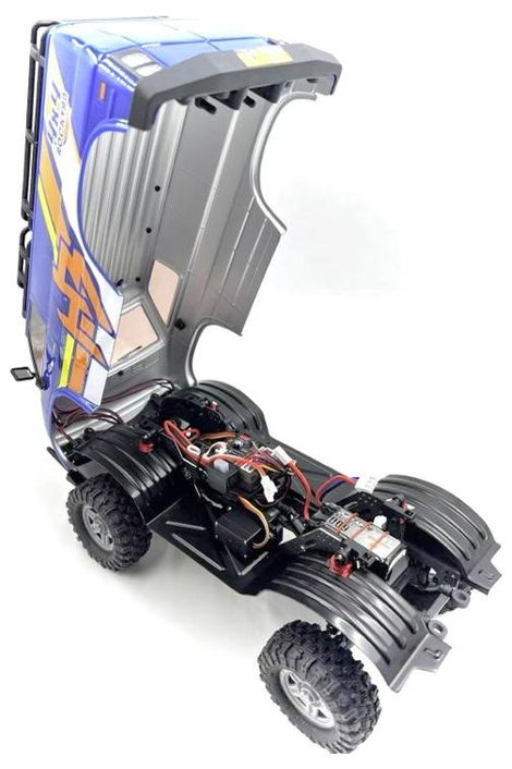 Hobby Plus 1:18 Crawler CR18P EVO-V2 Rock Van 1:18 Brushed RC modellautó Crawler 4WD 2,4 GHz 3. kép