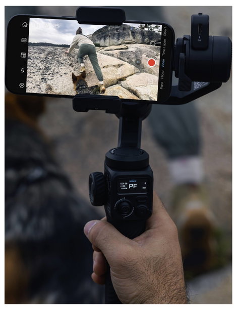 GoPro Fluid Pro AI Gimbal Elekgromos gimbal Fekete Beépített akku, Táskával, Okostelefonokhoz és GoP 16. kép