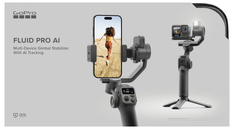 GoPro Fluid Pro AI Gimbal Elekgromos gimbal Fekete Beépített akku, Táskával, Okostelefonokhoz és GoP 19. kép