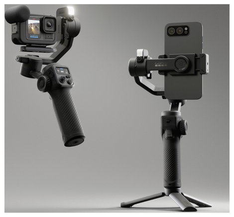 GoPro Fluid Pro AI Gimbal Elekgromos gimbal Fekete Beépített akku, Táskával, Okostelefonokhoz és GoP 7. kép