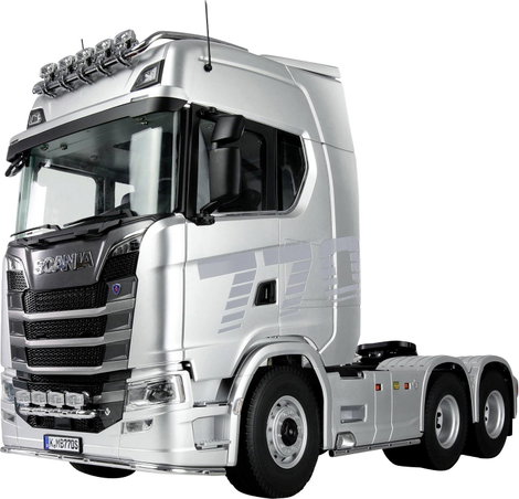 Amewi 22714 Scania 770 S 6x6 1:14 Elektro RC modell teherautó RtR Akkuval és töltőkészülékkel, Fénye
