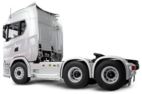 Amewi 22714 Scania 770 S 6x6 1:14 Elektro RC modell teherautó RtR Akkuval és töltőkészülékkel, Fénye 3. kép