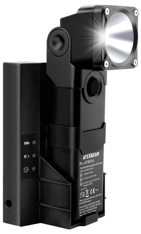ATEX BEAM PL-AT803A Munkalámpa Ex zóna: 1, 2, 21, 22 220 lm 4. kép