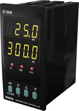 Enda PID Hőmérséklet szabályozó Pt100, J, K, L, T, S, R, B -199.9 - 1700 °C (H x Sz x Ma) 87 x 96 x 