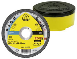 Klingspor EDGE Special 355379 Vágótárcsa, egyenes 125 mm 25 db Nemesacél, Acél, Alumínium