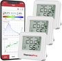 ThermPro Vezeték nélküli hőmérséklet- és légnedvesség mérő Fehér TP357-3 bélyegkép