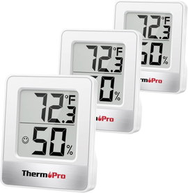 ThermPro TP49W-3 Hőmérséklet- és légnedvesség mérő Fehér TP49W-3