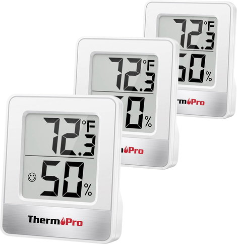 ThermPro TP49W-3 Hőmérséklet- és légnedvesség mérő Fehér TP49W-3