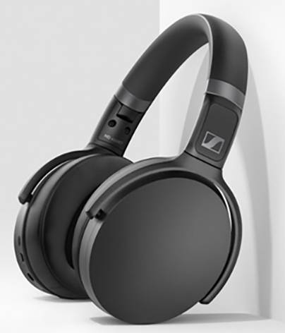 Sennheiser HD 450BT Over Ear fejhallgató Bluetooth®, Vezetékes Fekete Noise Cancelling Összehajtható 2. kép