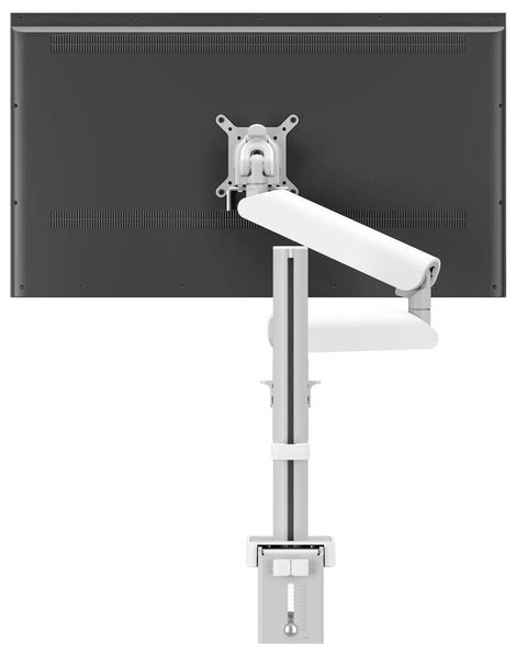 Vogels MOMO 4137 Monitor asztali tartó 109,2 cm (43) Fehér Forgatható, Állítható magasságú, Dönthető 4. kép