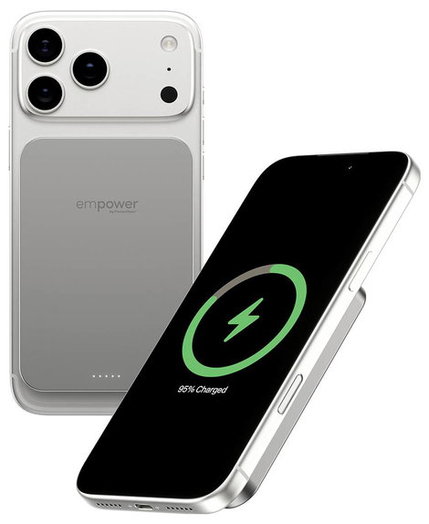 PanzerGlass empower Bank Powerbank 5000 mAh Magsafe, Qi Wireless Charging USB-C® állapotjelző 4. kép