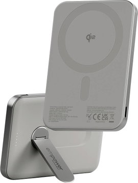 PanzerGlass empower Bank Powerbank 5000 mAh Magsafe, Qi Wireless Charging USB-C® állapotjelző