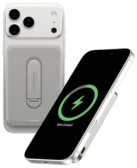 PanzerGlass empower Bank Powerbank 5000 mAh Magsafe, Qi Wireless Charging USB-C® állapotjelző 4. kép