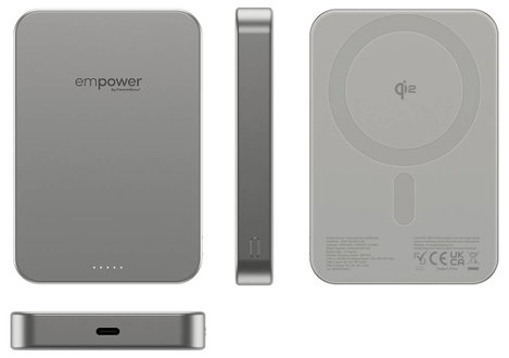 PanzerGlass empower Bank Powerbank 10000 mAh Magsafe, Qi Wireless Charging USB-C® állapotjelző 5. kép