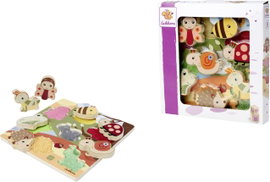 Eichhorn Fühlpuzzle mit Stoff 100006840