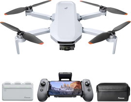 Potensic ATOM 2 Fly More Combo Quadrokopter RtF Kamerás repülés, GPS funkció Szürke