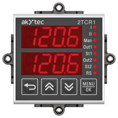 akYtec 2TCR1-P5.RR 151436 SPS szabályozó modul 24 V/DC, 230 V/AC 2. kép