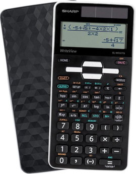 Sharp Schulrechner EL-W 550 TG Iskolai számológép Fekete (Sz x Ma x Mé) 80 x 15 x 166 mm