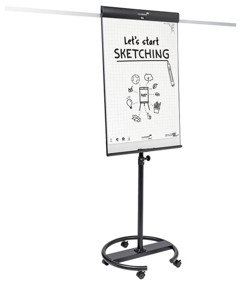 Legamaster Mobil flipchart SKETCH PRO (Sz x Ma x Mé) 680 x 2050 x 640 mm Letörölhető, Írható, Állíth 7. kép
