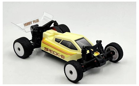 Hobby Plus 1:24 2WD Speck-B RTR Krém Brushless 1:24 RC modellautó Elektro Buggy 2WD RtR 2,4 GHz 2. kép