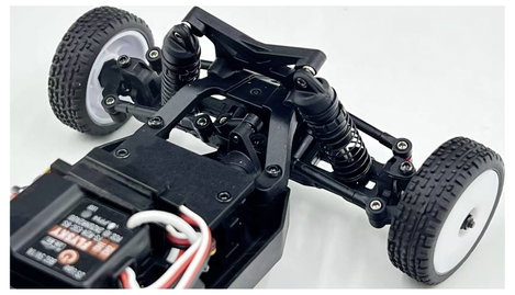 Hobby Plus 1:24 2WD Speck-B RTR Narancs Brushless 1:24 RC modellautó Elektro Buggy 2WD RtR 2,4 GHz 4. kép