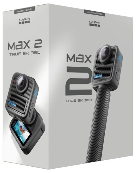 GoPro MAX2 Accessory Hard Bundle Akciókamera 360°, Érintőkijelző, Bluetooth, 8K, WLAN, Sztereo hangz 4. kép