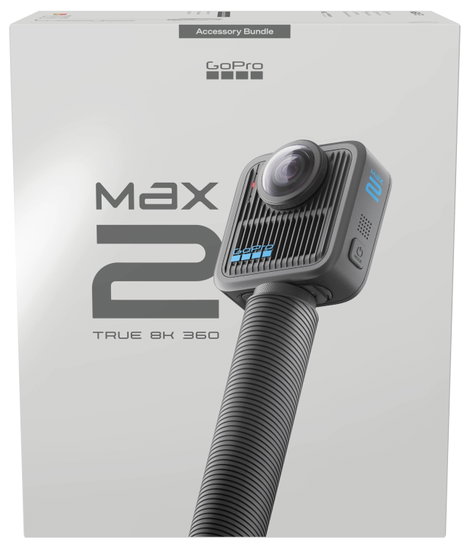 GoPro MAX2 Accessory Hard Bundle Akciókamera 360°, Érintőkijelző, Bluetooth, 8K, WLAN, Sztereo hangz 5. kép