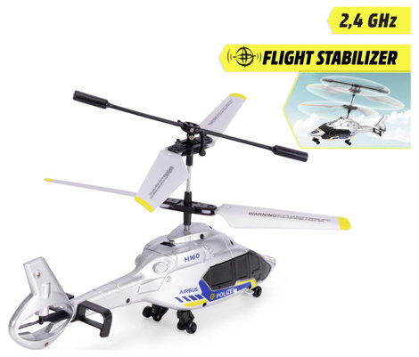 Dickie Toys RC Police Helicopter Airbus H160 RC kezdő helikopter RtF 2. kép