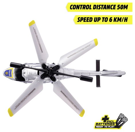 Dickie Toys RC Police Helicopter Airbus H160 RC kezdő helikopter RtF 4. kép
