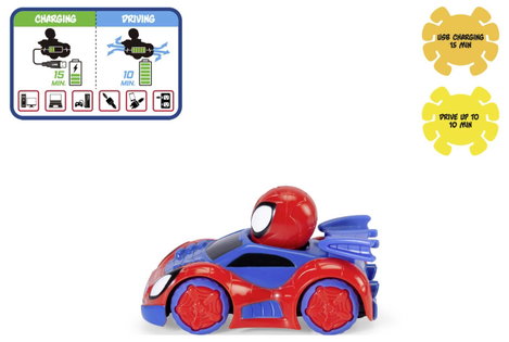 Dickie Toys 203222006 RC Spidey Web-Crawler 1:50 RC kezdő modellautó Elektro Versenyautó 3. kép