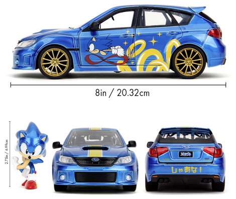 JADA TOYS Subaru Jada Sonic 2012, Impreza WRX STI 1 Kész modell Személygépkocsi modell 3. kép