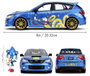 JADA TOYS Subaru Jada Sonic 2012, Impreza WRX STI 1 Kész modell Személygépkocsi modell 3. bélyegkép