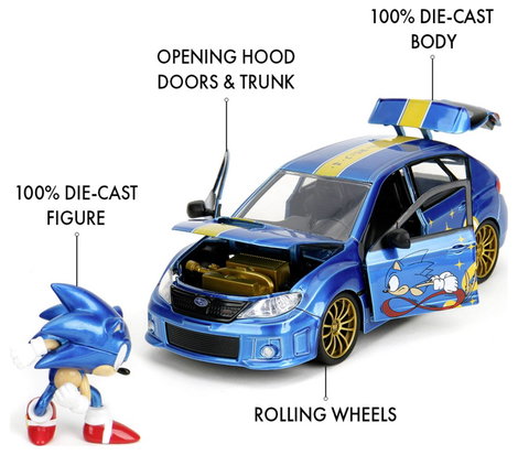 JADA TOYS Subaru Jada Sonic 2012, Impreza WRX STI 1 Kész modell Személygépkocsi modell 4. kép