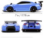 JADA TOYS 9336314314R00 Fast&Furious RC Drift 2009 Nissan 1:24 RC kezdő modellautó Elektro Sportkocs 3. bélyegkép
