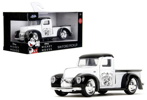 JADA TOYS Ford Disney Willie gőzhajó, 1941-es pickup Kész modell Személygépkocsi modell 34. kép