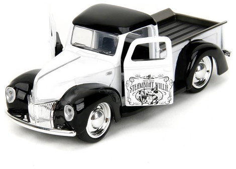 JADA TOYS Ford Disney Willie gőzhajó, 1941-es pickup Kész modell Személygépkocsi modell 3. kép
