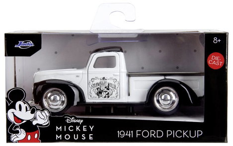 JADA TOYS Ford Disney Willie gőzhajó, 1941-es pickup Kész modell Személygépkocsi modell 6. kép
