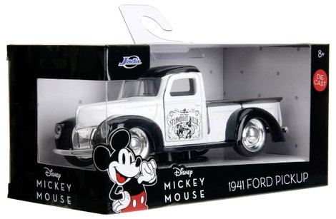 JADA TOYS Ford Disney Willie gőzhajó, 1941-es pickup Kész modell Személygépkocsi modell 7. kép