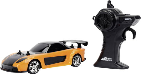 JADA TOYS 9336313314R00 Fast&Furious RC Drift Mazda RX-7 1:24 RC kezdő modellautó Elektro Sportkocsi