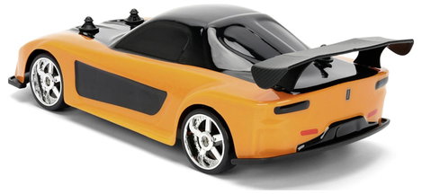 JADA TOYS 9336313314R00 Fast&Furious RC Drift Mazda RX-7 1:24 RC kezdő modellautó Elektro Sportkocsi 2. kép