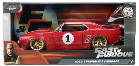JADA TOYS Chevrolet Halálos iramban 1969 Camaro Kész modell Személygépkocsi modell 7. kép