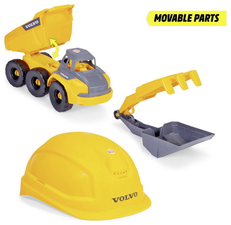 Dickie Toys Volvo Kemény szállító játékkészlet Kész modell #####Baustellen-Set 2. kép