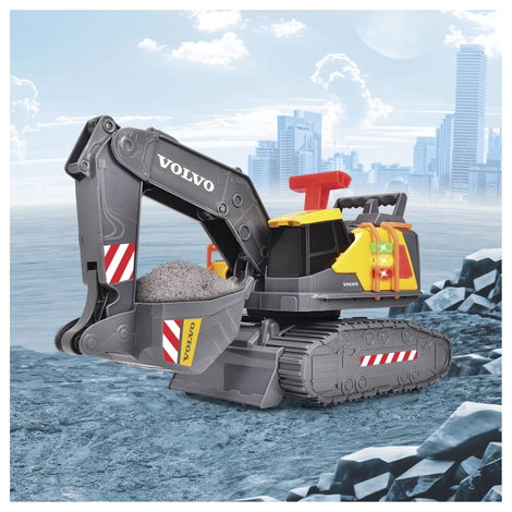 Dickie Toys Volvo Kotrógép Kész modell Építkezésnél használt jármű modell 5. kép