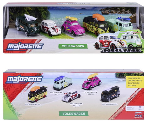 Majorette Volkswagen (VW) 5 darabos ajándékcsomag Kész modell Személygépkocsi modell 7. kép