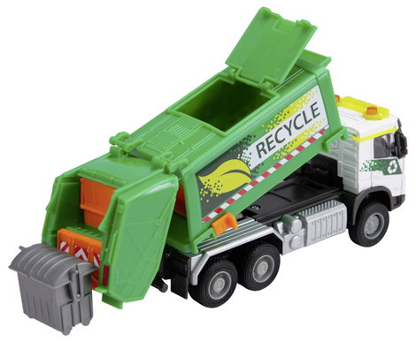 Majorette Volvo FMX teherautó szemétszállító Kész modell Építkezésnél használt jármű modell 14. kép